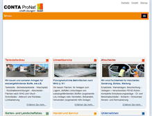 Tablet Screenshot of conta-pronat.com